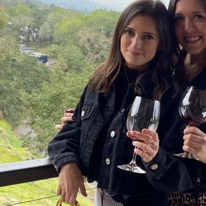 Cropped Black Jean Jacket